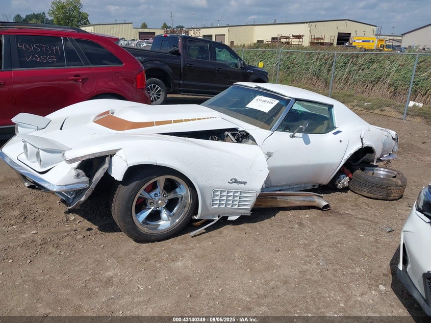 1972 Chevrolet Corvette VIN: 000001Z37KS501992 Lot: 43140349