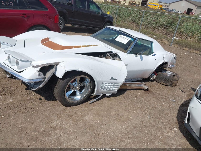1972 Chevrolet Corvette VIN: 000001Z37KS501992 Lot: 43140349