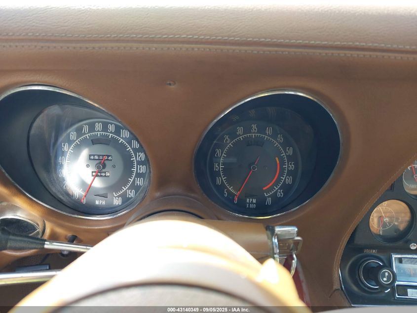 1972 Chevrolet Corvette VIN: 000001Z37KS501992 Lot: 43140349