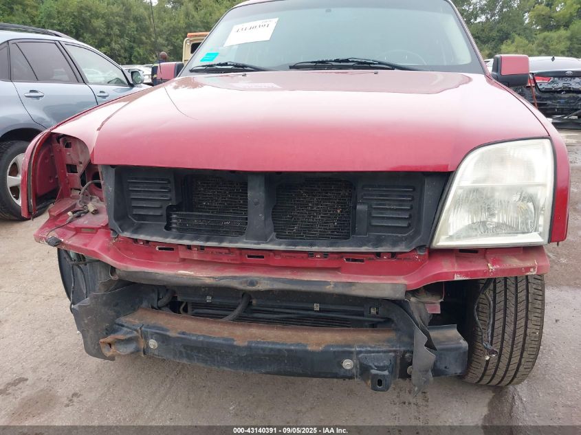 2010 Mercury Mountaineer VIN: 4M2EN4HE6AUJ01756 Lot: 43140391