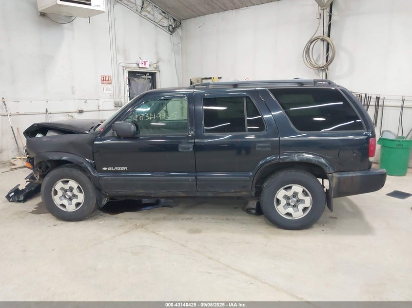 2002 Chevrolet Blazer Ls VIN: 1GNDT13W92K134695 Lot: 43140425