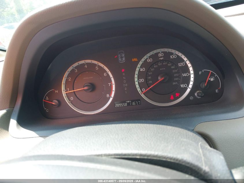 2009 Honda Accord 2.4 Lx-P VIN: 1HGCP26479A072787 Lot: 43140577