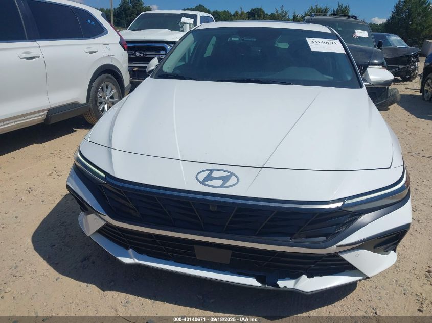 2024 Hyundai Elantra Limited VIN: KMHLP4DG2RU661845 Lot: 43140671