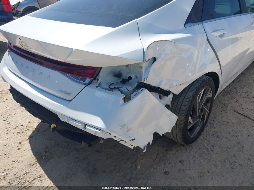 2024 Hyundai Elantra Limited VIN: KMHLP4DG2RU661845 Lot: 43140671