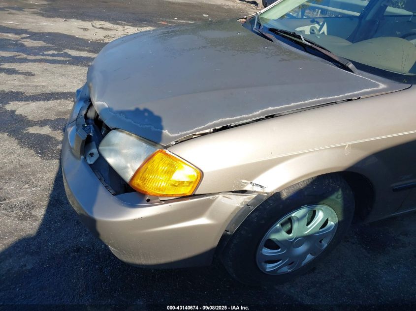 1999 Mazda Protege Dx/Lx VIN: JM1BJ2223X0194842 Lot: 43140674