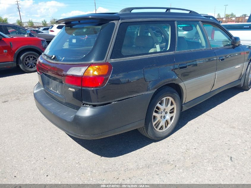 2001 Subaru Legacy Outback H6 3.0 Ll Bean VIN: 4S3BH806917631021 Lot: 43140783