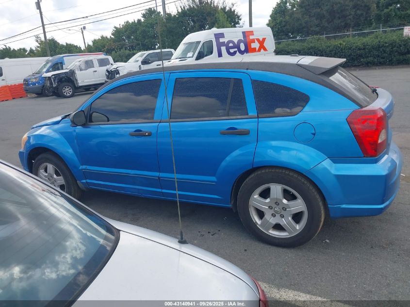 2008 Dodge Caliber Sxt VIN: 1B3HB48B78D593842 Lot: 43140941