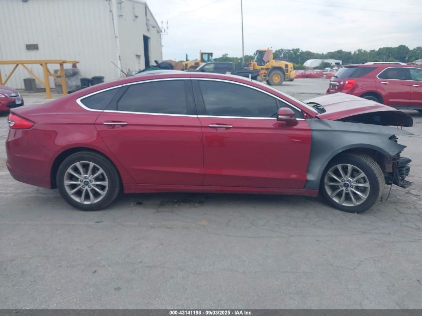 2017 Ford Fusion Se VIN: 3FA6P0HD7HR263777 Lot: 43141198