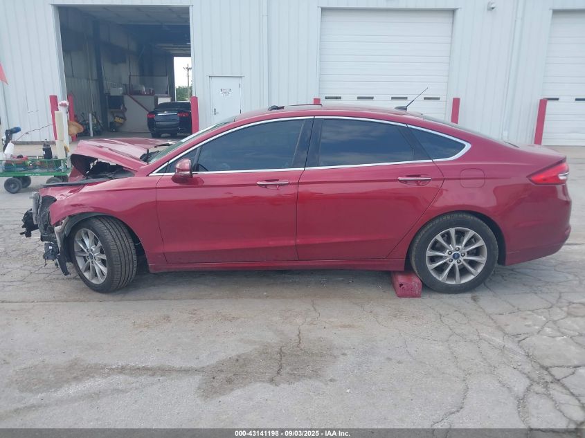 2017 Ford Fusion Se VIN: 3FA6P0HD7HR263777 Lot: 43141198