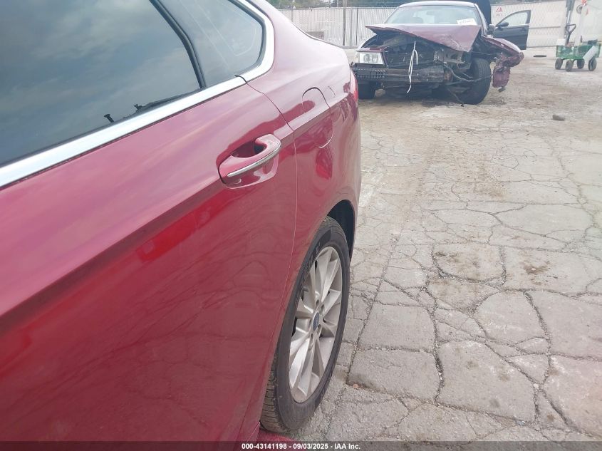 2017 Ford Fusion Se VIN: 3FA6P0HD7HR263777 Lot: 43141198