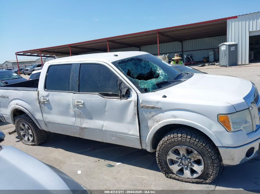 2012 Ford F-150 Lariat VIN: 1FTFW1EF1CFA24322 Lot: 43141211