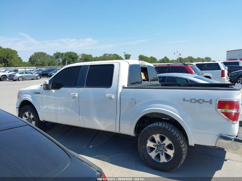 2012 Ford F-150 Lariat VIN: 1FTFW1EF1CFA24322 Lot: 43141211