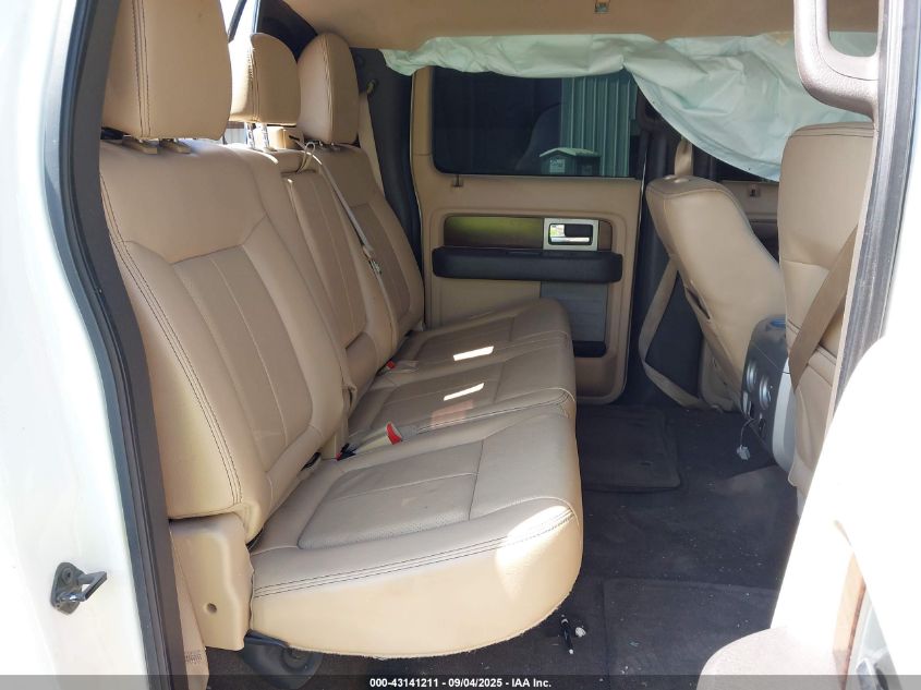 2012 Ford F-150 Lariat VIN: 1FTFW1EF1CFA24322 Lot: 43141211