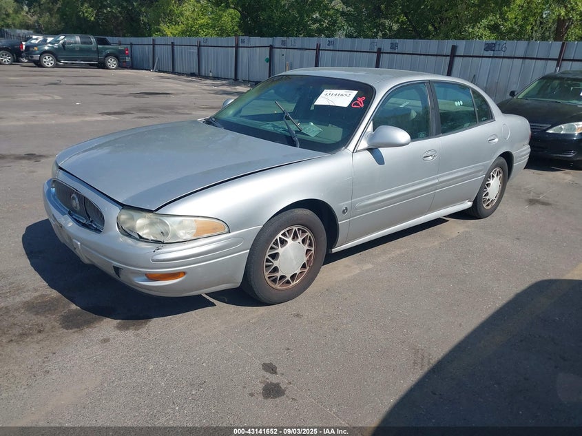 2002 Buick Lesabre Custom silver sedan gasoline 1G4HP54K624224551 photo #3