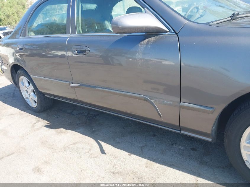 2002 Mazda 626 Es V6/Lx V6 VIN: 1YVGF22D725262400 Lot: 43141714