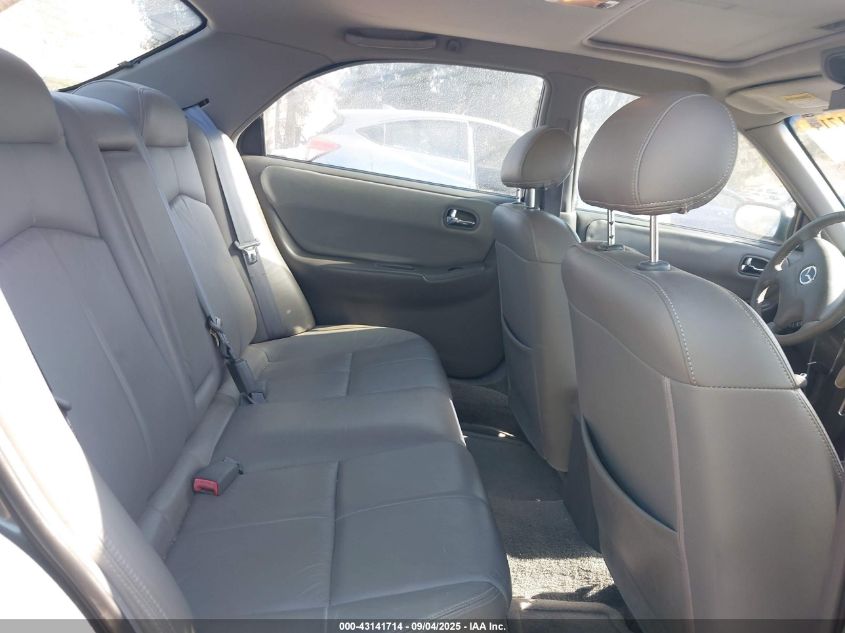 2002 Mazda 626 Es V6/Lx V6 VIN: 1YVGF22D725262400 Lot: 43141714