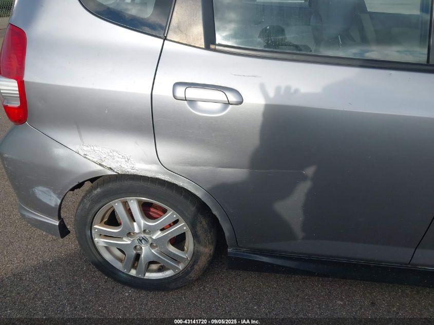 2008 Honda Fit Sport VIN: JHMGD38688S037731 Lot: 43141720