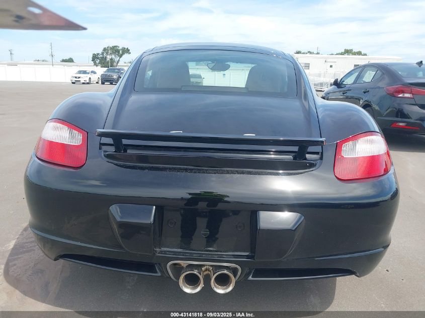 2007 Porsche Cayman S VIN: WP0AB29847U781093 Lot: 43141818