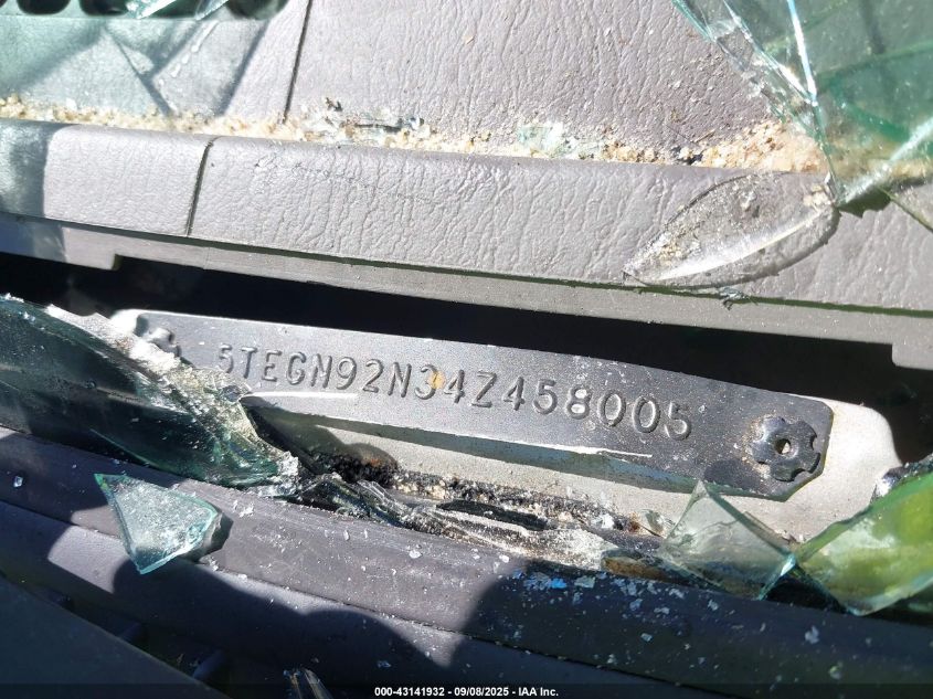 2004 Toyota Tacoma Prerunner V6 VIN: 5TEGN92N34Z458005 Lot: 43141932