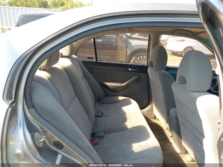 2004 Honda Civic Lx VIN: 1HGES16524L022287 Lot: 43142116