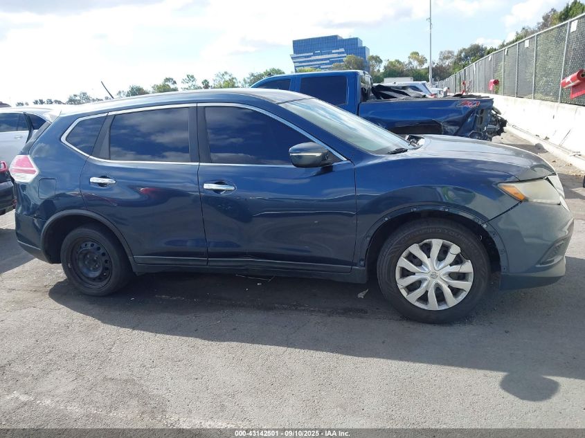 2015 Nissan Rogue S VIN: KNMAT2MT9FP543312 Lot: 43142501