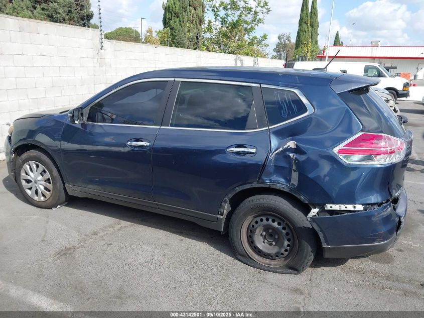2015 Nissan Rogue S VIN: KNMAT2MT9FP543312 Lot: 43142501