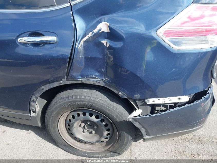 2015 Nissan Rogue S VIN: KNMAT2MT9FP543312 Lot: 43142501