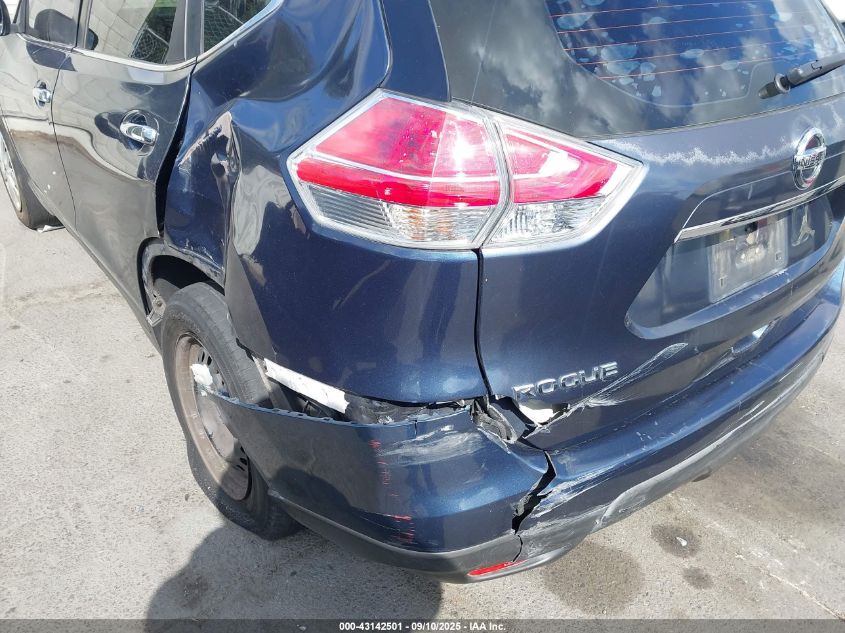 2015 Nissan Rogue S VIN: KNMAT2MT9FP543312 Lot: 43142501
