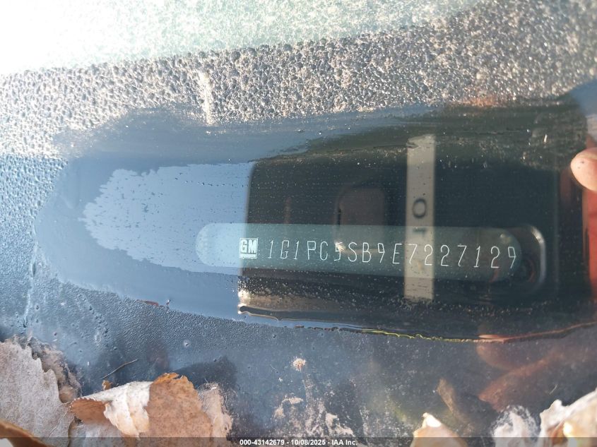 2014 Chevrolet Cruze 1Lt Auto VIN: 1G1PC5SB9E7227129 Lot: 43142679