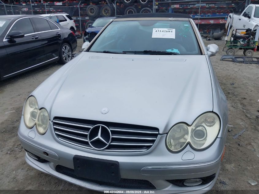 2005 Mercedes-Benz Clk 500 VIN: WDBTK75G35T044259 Lot: 43142684