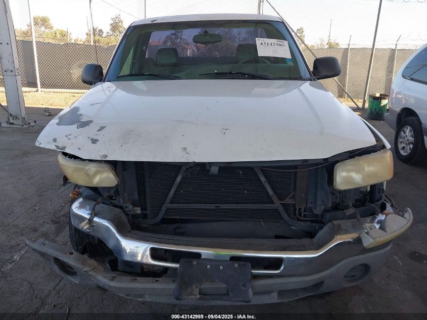 2006 GMC Sierra 1500 Work Truck VIN: 3GTEC14X96G201345 Lot: 43142989