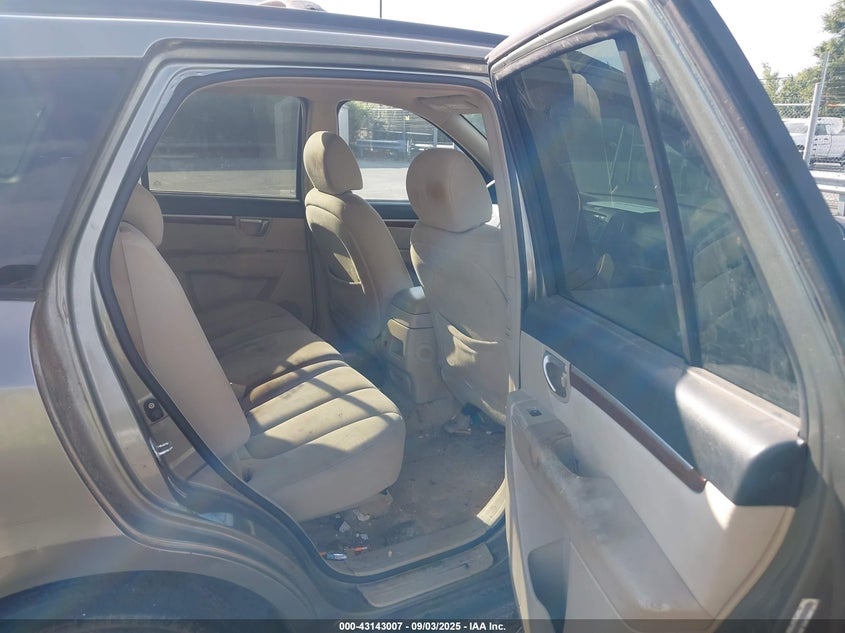 2009 Hyundai Santa Fe Gls VIN: 5NMSG13D49H270189 Lot: 43143007