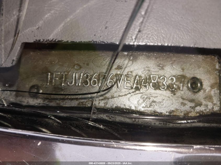 1997 Ford F-350 Xl VIN: 1FTJW36F6VEA48337 Lot: 43143008