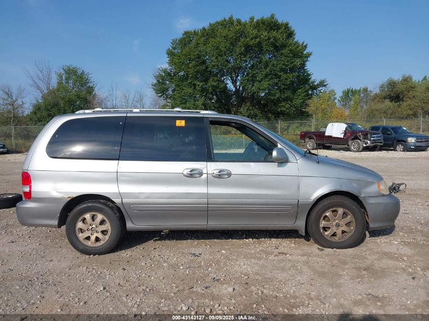 2005 Kia Sedona Ex/Lx VIN: KNDUP132356671053 Lot: 43143127