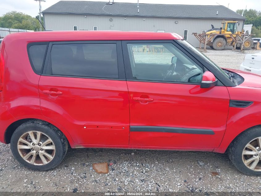 2013 Kia Soul + VIN: KNDJT2A67D7535186 Lot: 43143247