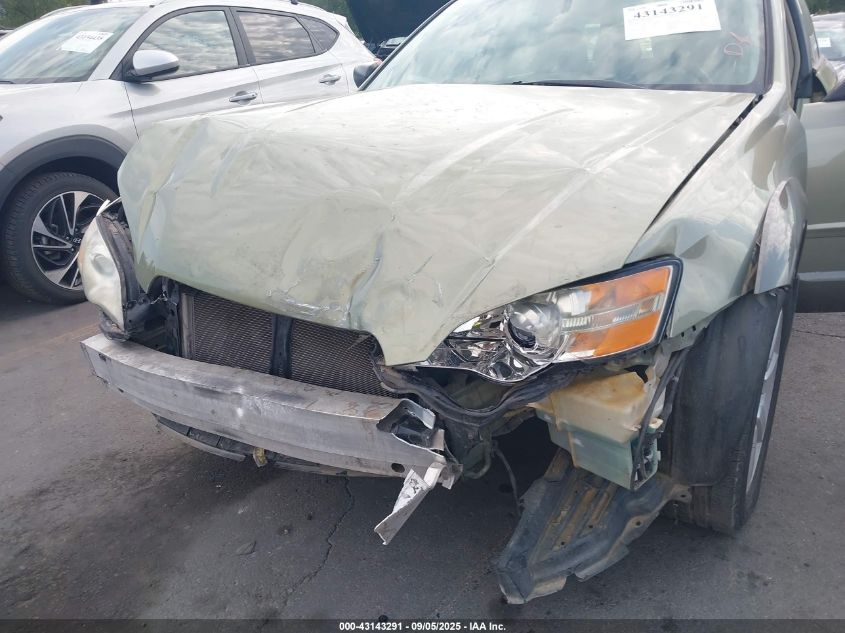 2006 Subaru Outback 2.5I/Outback 2.5I Special VIN: 4S4BP61C567328123 Lot: 43143291