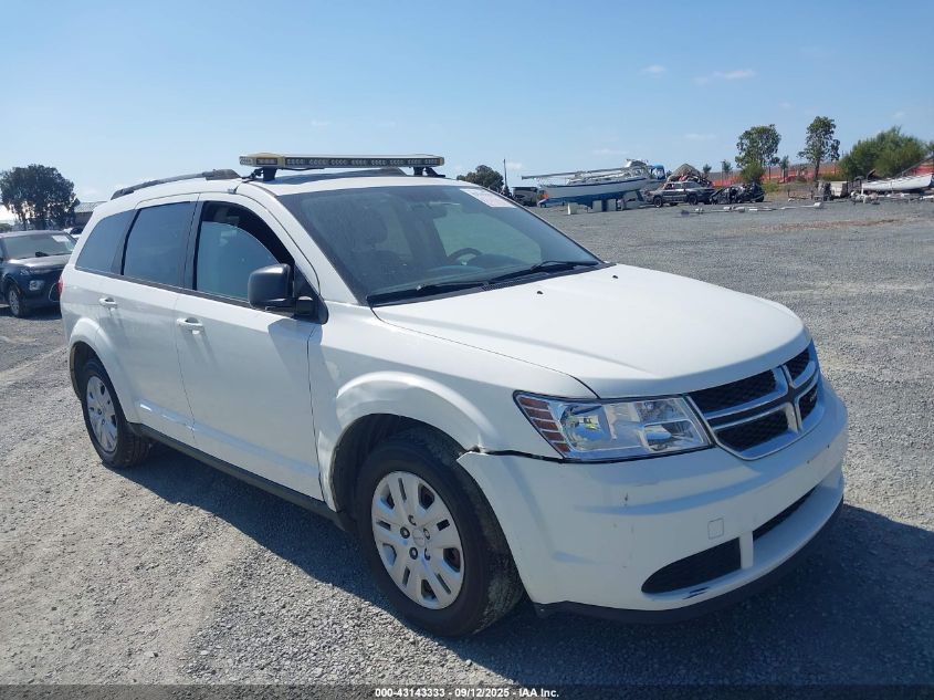 2017 Dodge Journey Se VIN: 3C4PDCAB6HT676598 Lot: 43143333