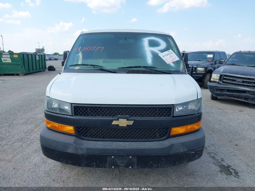 2019 Chevrolet Express 2500 Work Van VIN: 1GCWGAF13K1366785 Lot: 43143339