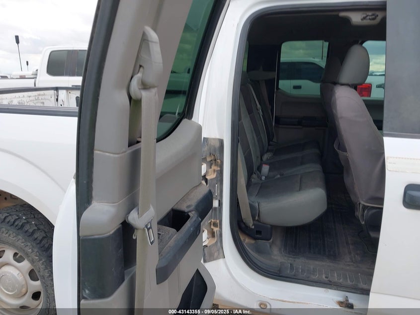 2017 Ford F-150 5.0 Xl White Lot 111043143355 Vin 1FTFX1EF5HKD26160