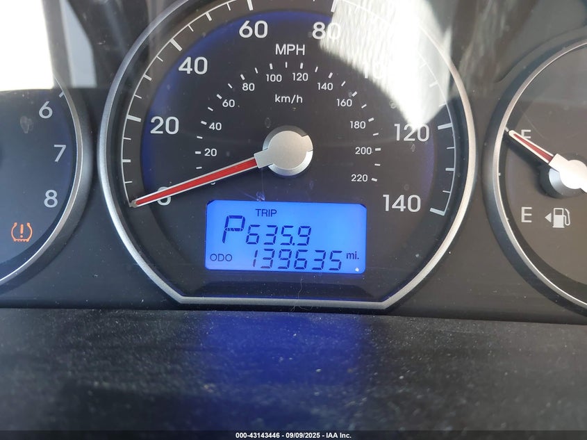 2010 Hyundai Santa Fe Gls VIN: 5NMSG3AB4AH353817 Lot: 43143446