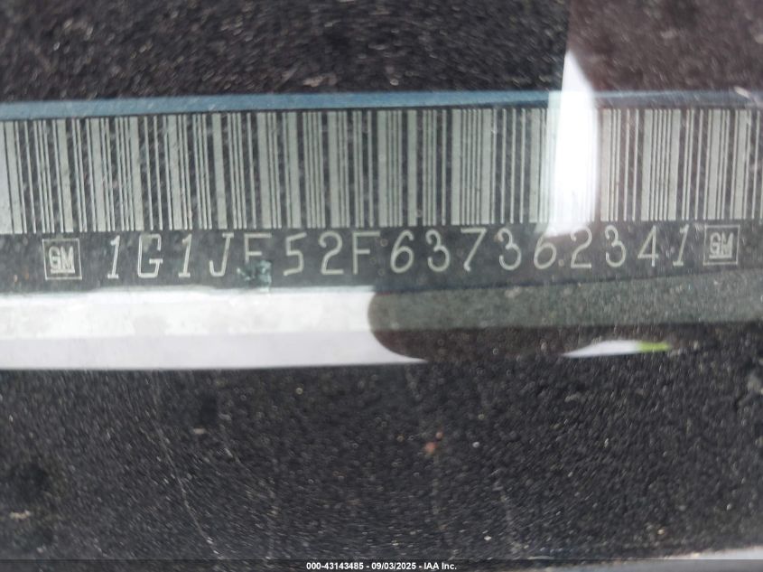 2003 Chevrolet Cavalier Ls VIN: 1G1JF52F637362341 Lot: 43143485