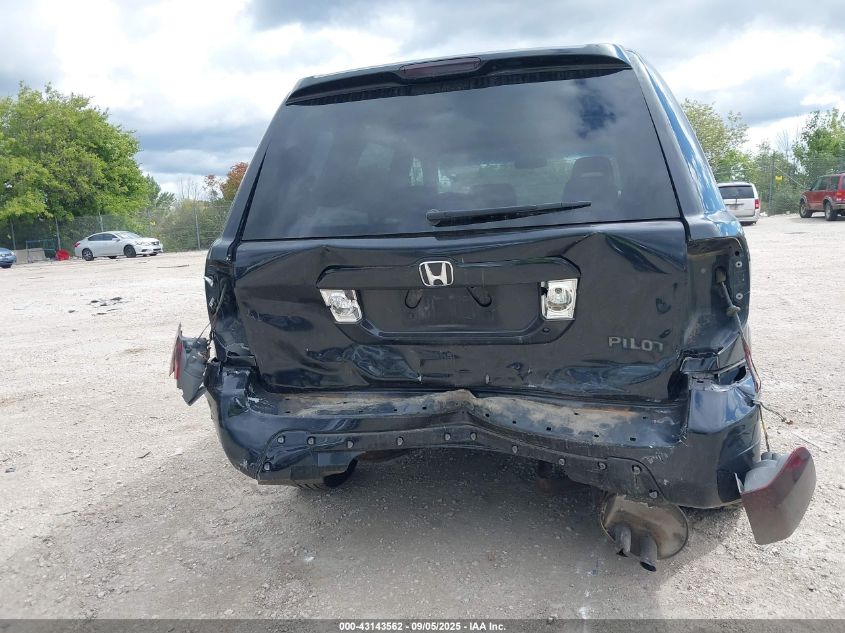 2003 Honda Pilot Ex-L VIN: 2HKYF18773H516579 Lot: 43143562