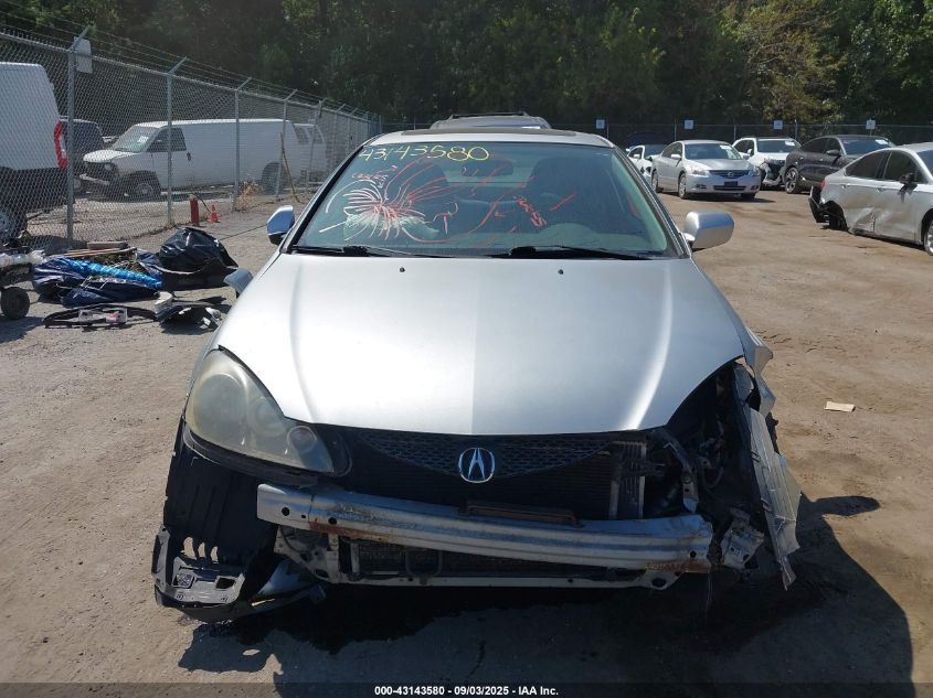 2006 Acura Rsx VIN: JH4DC54846S022441 Lot: 43143580