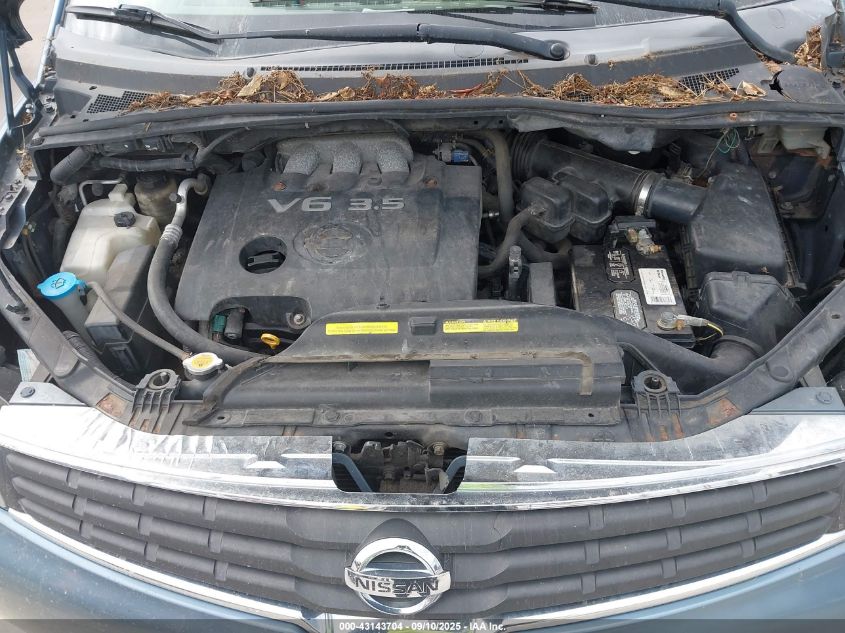 2008 Nissan Quest 3.5 VIN: 5N1BV28U48N113781 Lot: 43143704