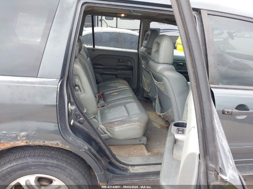 2005 Honda Pilot Ex-L VIN: 5FNYF18625B004883 Lot: 43143801