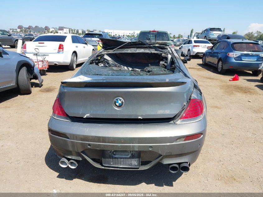 2007 BMW M6 VIN: WBSEH93577B798336 Lot: 43144241