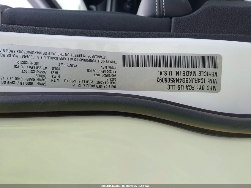 2022 JEEP GRAND CHEROKEE L LIMITED 4X4 - 1C4RJKBG4N8506093