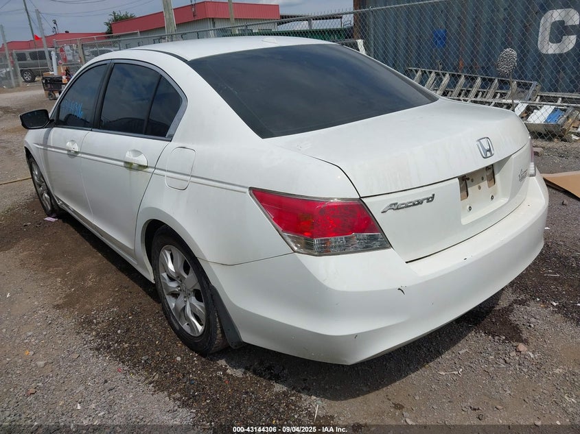 2008 Honda Accord 2.4 Ex-L white sedan gasoline 1HGCP26828A082418 photo #4