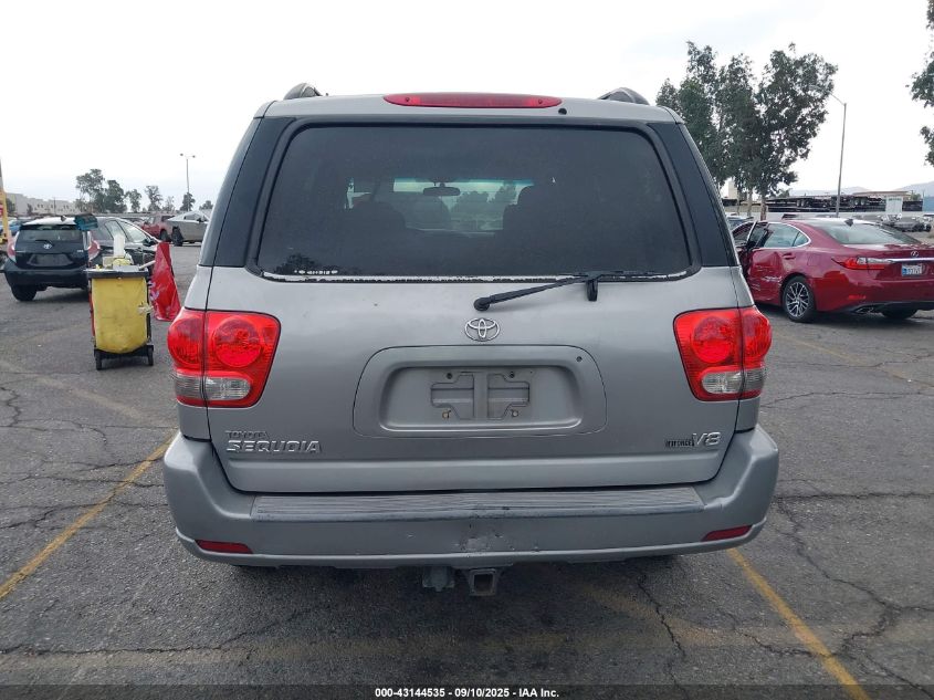 2006 Toyota Sequoia Sr5 V8 VIN: 5TDZT34A46S283320 Lot: 43144535