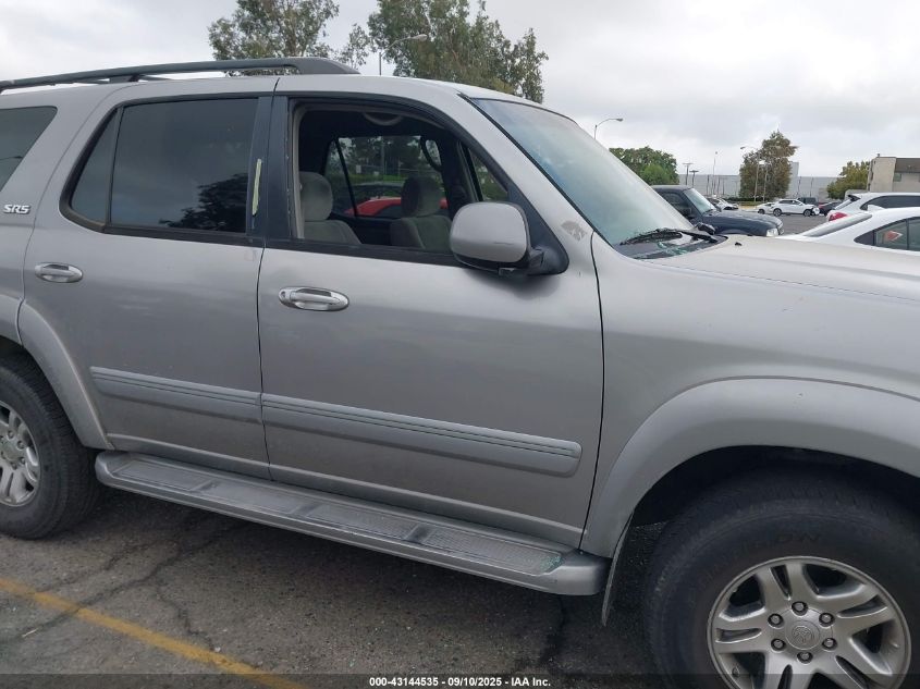 2006 Toyota Sequoia Sr5 V8 VIN: 5TDZT34A46S283320 Lot: 43144535